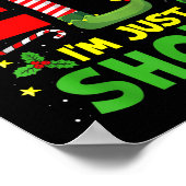 Ich bin kein Elf nur Kurzen lustige Weihnachten Pa Poster (Ecke)
