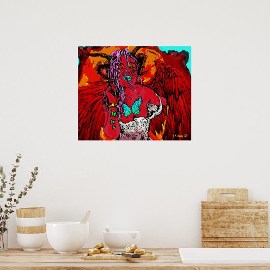 Ich bin kein Engel: Ich bin heute Nacht frei Poster (Küche)