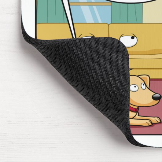 Ich bin kein Fan Punny Mouse Pad Mousepad (Ecke)