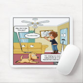 Ich bin kein Fan Punny Mouse Pad Mousepad (Mit Mouse)