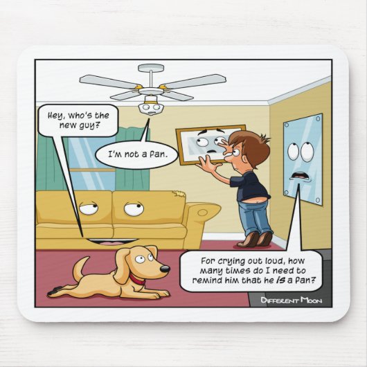 Ich bin kein Fan Punny Mouse Pad Mousepad (Vorne)