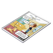 Ich bin kein Fan Punny Notebook Notizblock (Linke Seite)