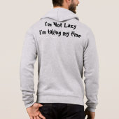 Ich bin kein fauler T - Shirt (Rückseite)