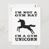 Ich bin kein Fitnessberater, ich bin ein Fitnessst Postkarte (Vorne/Hinten)
