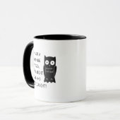 Ich bin kein Freund des Morgens | sarkastisch Tasse (Vorderseite Links)