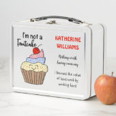 Ich bin kein fruchtbarer Brauch Metall Brotdose (Beispiel)