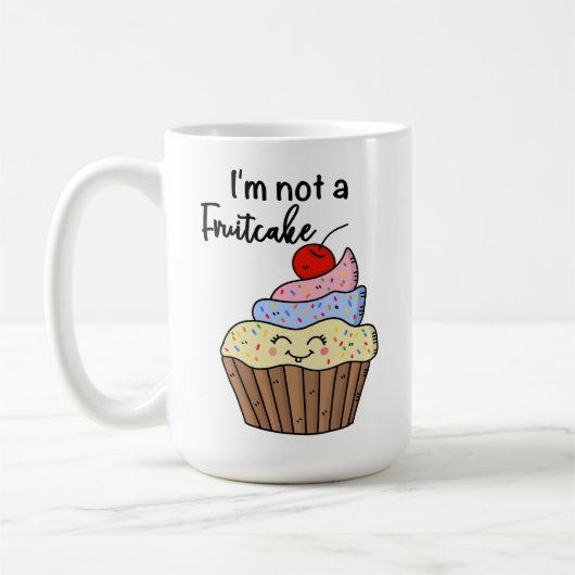 Ich bin kein Fruchtkuchen Kaffeetasse (Links)
