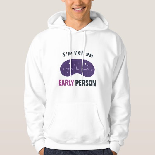 Ich bin kein früherer Mensch Hoodie (Vorderseite)