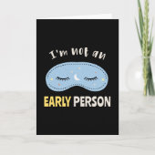 Ich bin kein früherer Mensch Karte (Vorderseite)