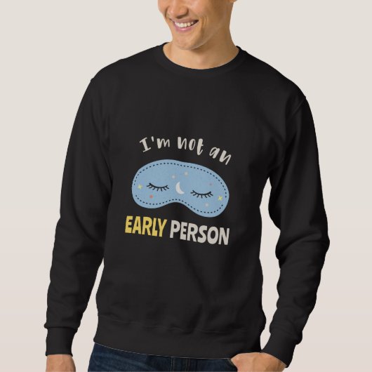 Ich bin kein früherer Mensch Sweatshirt (Vorderseite)
