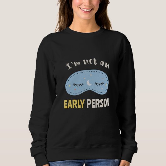 Ich bin kein früherer Mensch Sweatshirt (Vorderseite)