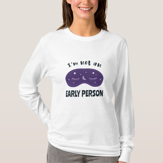 Ich bin kein früherer Mensch T-Shirt (Vorderseite)