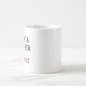 Ich bin kein Gärtner, ich bin ein Dreckkünstler Lu Kaffeetasse (Mittel)