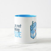 Ich bin kein Gefühl blau Tasse (Zentrum)