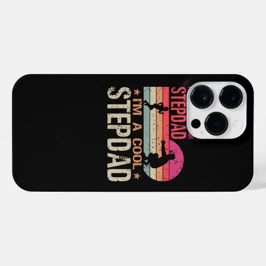 Ich bin kein gewöhnlicher Stepdad, ich bin ein Coo iPhone Hülle (Rückseite (Horizontal))