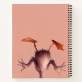 Ich bin kein gruseliges Spiral-Notebook Notizblock (Rückseite)