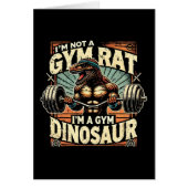 Ich bin kein Gym-Rat, ich bin ein Gym-Dinosaurier (Vorne)