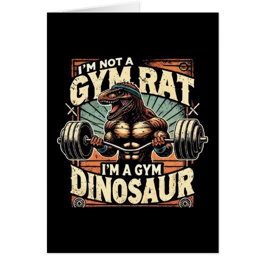 Ich bin kein Gym-Rat, ich bin ein Gym-Dinosaurier  (Vorne)