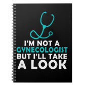 Ich bin kein Gynäkologe, aber ich werde einen Blic Notizblock (Vorderseite)
