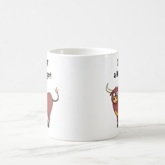 Ich bin KEIN Hamburger! - vegetarisch Kaffeetasse (Mittel)