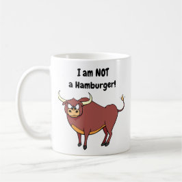 Ich bin KEIN Hamburger! - vegetarisch Kaffeetasse