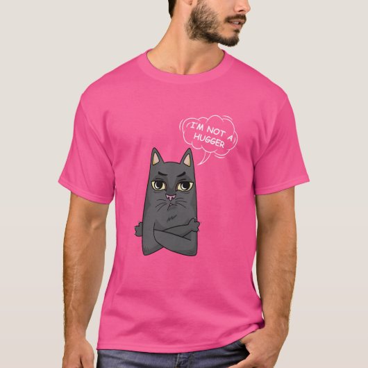 Ich bin kein hässlicher T-Shirt, der sich die Katz T-Shirt (Vorderseite)
