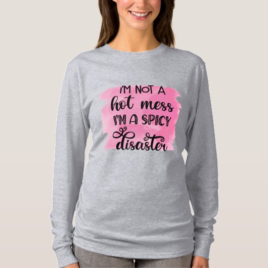 Ich bin kein heißes Schlamassel, ich bin ein würzi T-Shirt (Vorderseite)