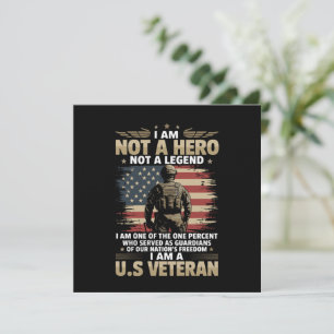 Ich bin kein Held, keine Legende, ich bin ein Proz Einladung