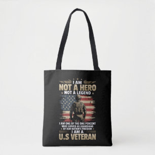 Ich bin kein Held, keine Legende, ich bin ein Proz Tasche