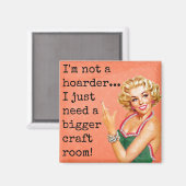Ich bin kein Hoarder, ich brauche ein größeres Rau Magnet (Vorderseite/Rückseite)