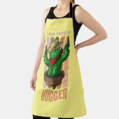 Ich bin kein Hugger Funny Sarcastic Cowboy Cactus Schürze (InSitu)
