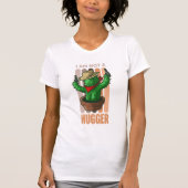 Ich bin kein Hugger Funny Sarcastic Cowboy Cactus T-Shirt (Vorderseite)