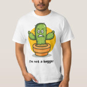 Ich bin kein Hugger T-Shirt (Vorderseite)