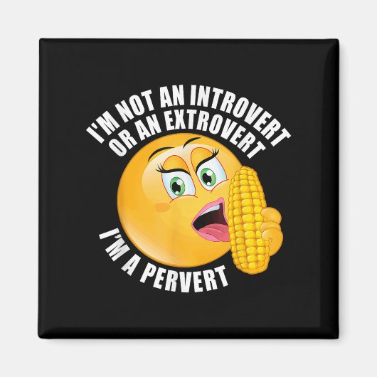 Ich bin kein Introvertierte oder Extrovertierte, i Magnet (Vorne)