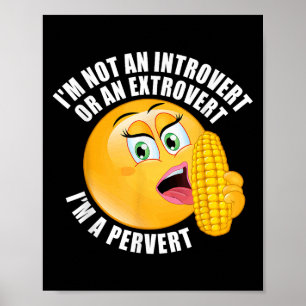Ich bin kein Introvertierte oder Extrovertierte, i Poster