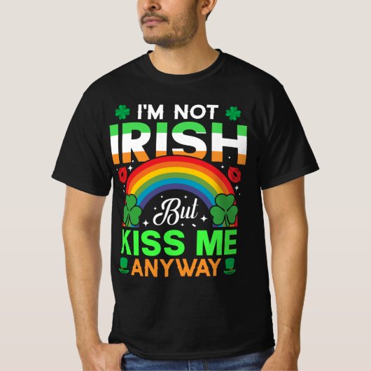 Ich bin kein Irin, der mir irgendwie den St. Patri T-Shirt (Vorderseite)