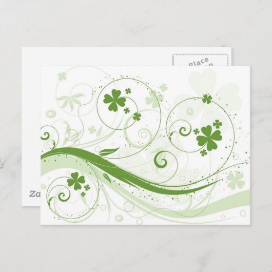 Ich bin kein Irin, Küss mich trotzdem! Postkarte (Vorne/Hinten)