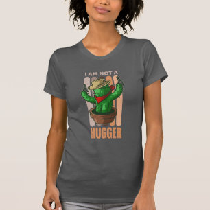 Ich bin kein Knuddler Lustiger Sarkastischer Cowb T-Shirt