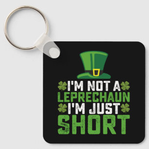 Ich bin kein Kobold, ich bin nur klein zum St. Pat Schlüsselanhänger