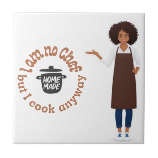 Ich bin kein Koch Fliese (Vorderseite)