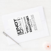 Ich bin kein komischer Aufkleber (Umschlag)