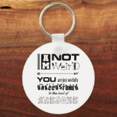 Ich bin kein komischer Schlüsselanhänger (Vorderseite)