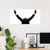 ICH BIN KEIN KROOK VON Richard M. Nixon Poster (Heimbüro)