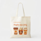 "Ich bin kein Kürbisgewürz gürtel" Tüte Tragetasche (Vorne)
