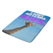 Ich bin kein Lama, ich bin über deinem Drama Giraf Badematte (Schrägansicht)