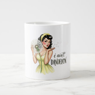 Ich bin kein Löwenzahn | Gartenscherz Jumbo-Tasse