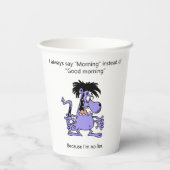 Ich bin kein Lügner Pappbecher (Rückseite)