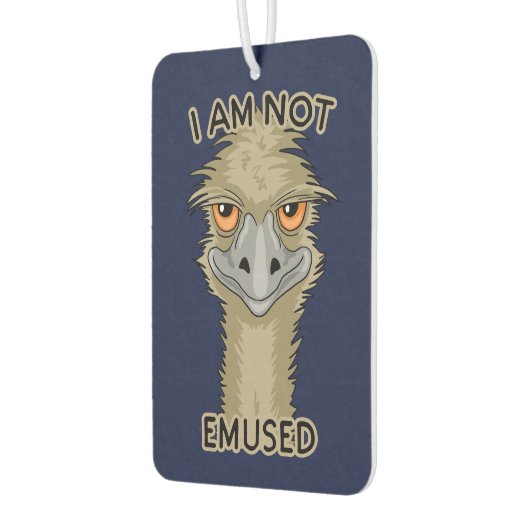 Ich bin kein lustiger Emu Pun Autolufterfrischer (Links)