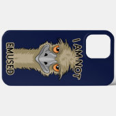 Ich bin kein lustiger Emu Pun Case-Mate iPhone Hülle (Rückseite (Horizontal))