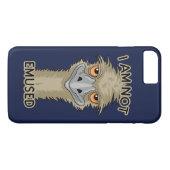 Ich bin kein lustiger Emu Pun Case-Mate iPhone Hülle (Rückseite (Horizontal))